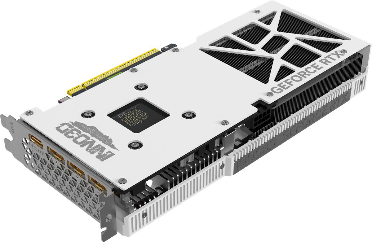 SCHEDA VIDEO INNO3D NVIDIA GeForce RTX 5060 Twin X2 OC WHITE 8 GB GDDR7 - immagine 3