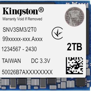 SSD Kingston Technology 2TB NV3 M.2 2230 NVMe - SNV3SM3/2T0