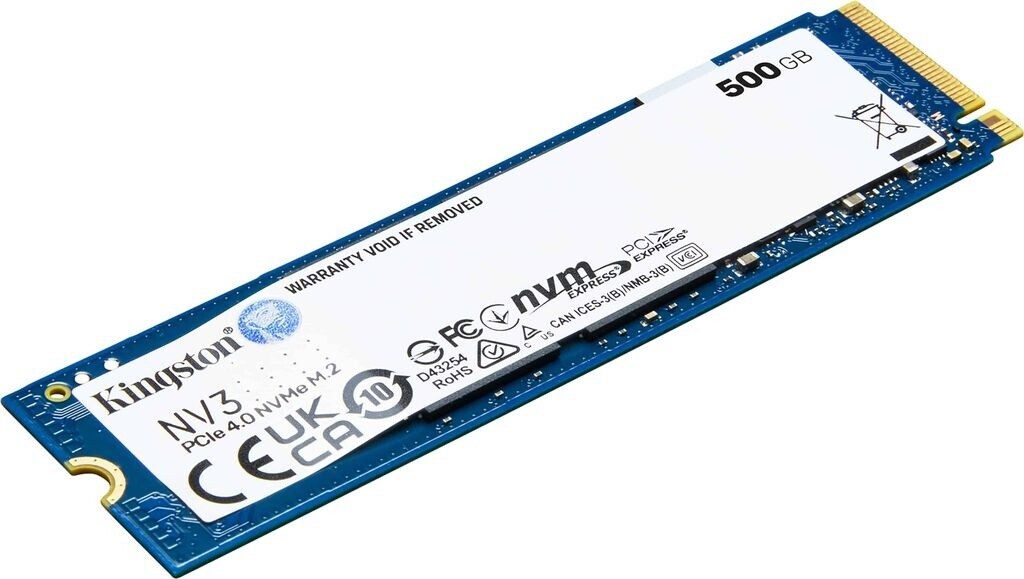 SSD Kingston Technology 500GB NV3 M.2 2280 NVMe - SNV3S/500G