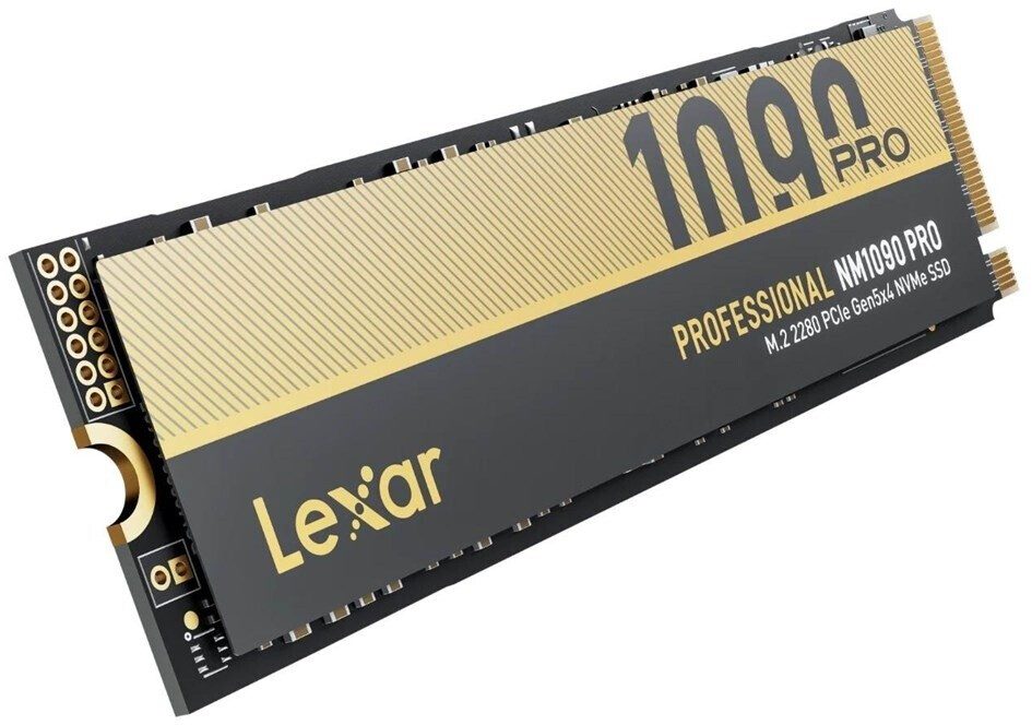 SSD Lexar Professional NM1090 PRO 1TB M.2 PCI Express 5.0 NVMe 3D TLC NAND - LNM109P001T-RNNNG