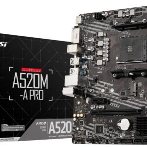 SCHEDA MADRE MSI A520M-A PRO Socket AM4 MICRO ATX (A520M-A PRO AM4 2DDR4)