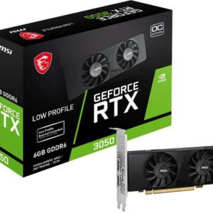 SCHEDA VIDEO MSI NVIDIA GeForce RTX 3050 LP E 6G OC 6GB GDDR6