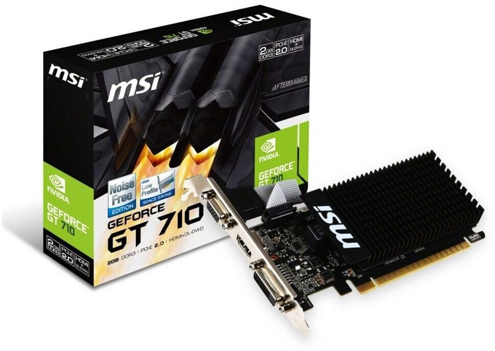 SCHEDA VIDEO MSI NVIDIA GeForce GT 710 2GD3H LP 2 GB GDDR3