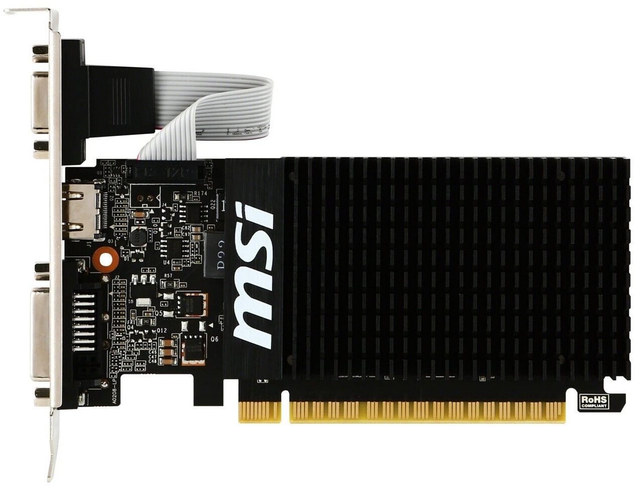 SCHEDA VIDEO MSI NVIDIA GeForce GT 710 2GD3H LP 2 GB GDDR3 - immagine 4