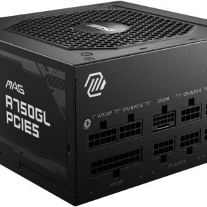 ALIMENTATORE POWER SUPPLY MSI MAG A750GL PCIE5 750W 20+4 pin ATX Black 80+ GOLD (306-7ZP8B11-CE0)