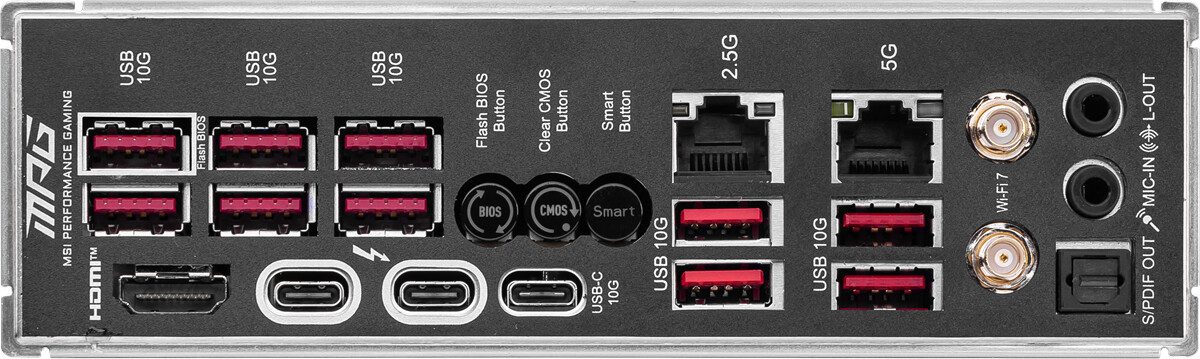 SCHEDA MADRE MSI MPG Z890 CARBON WIFI SOCKET 1851 ATX - immagine 2