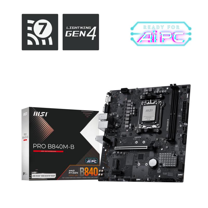 SCHEDA MADRE MSI PRO B840M-B Socket AM5 micro ATX