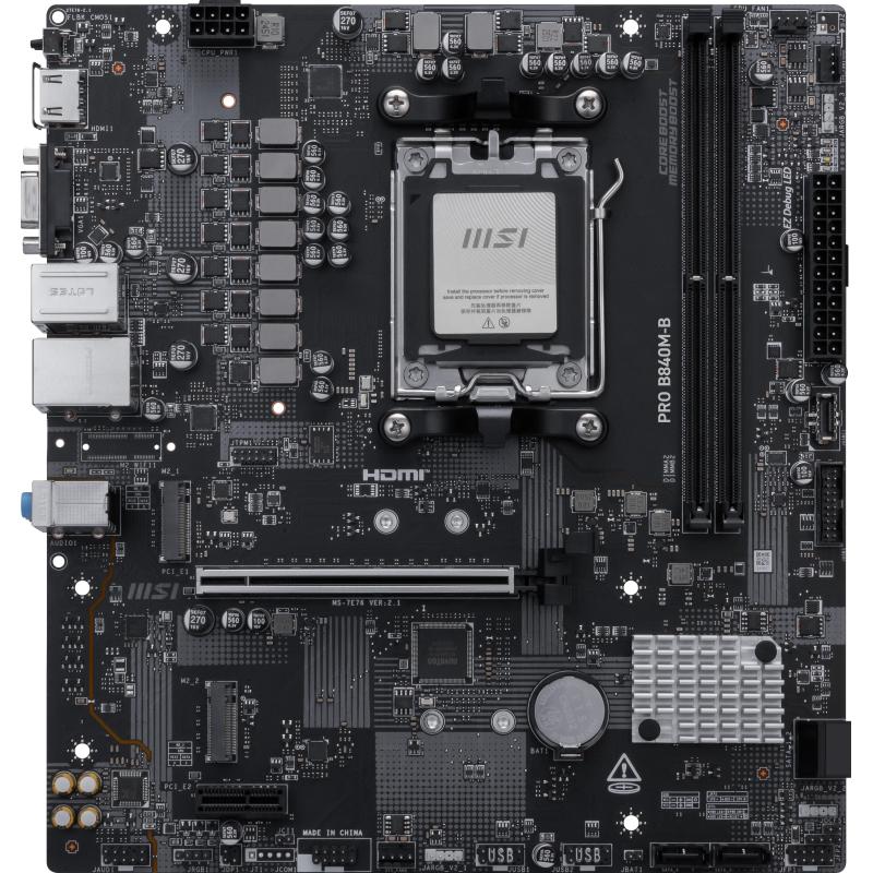 SCHEDA MADRE MSI PRO B840M-B Socket AM5 micro ATX - immagine 3