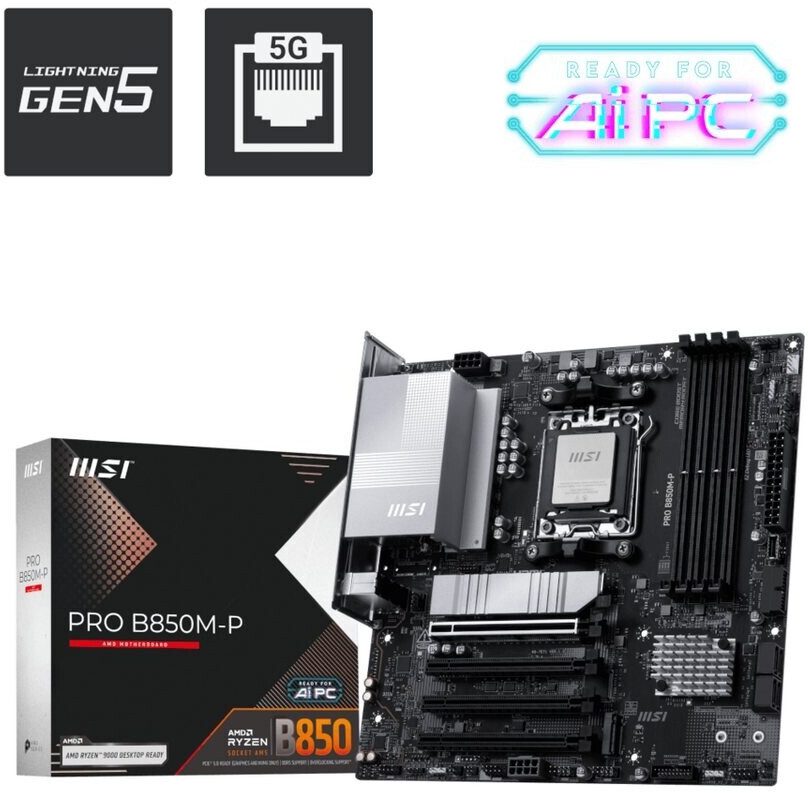 SCHEDA MADRE MSI PRO B850M-P WIFI Socket AM5
