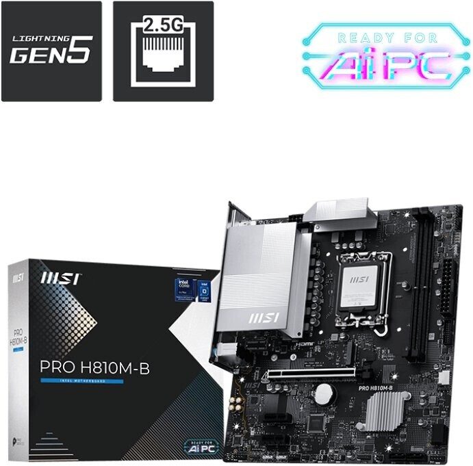 SCHEDA MADRE MSI PRO H810M-B SOCKET 1851 Micro ATX