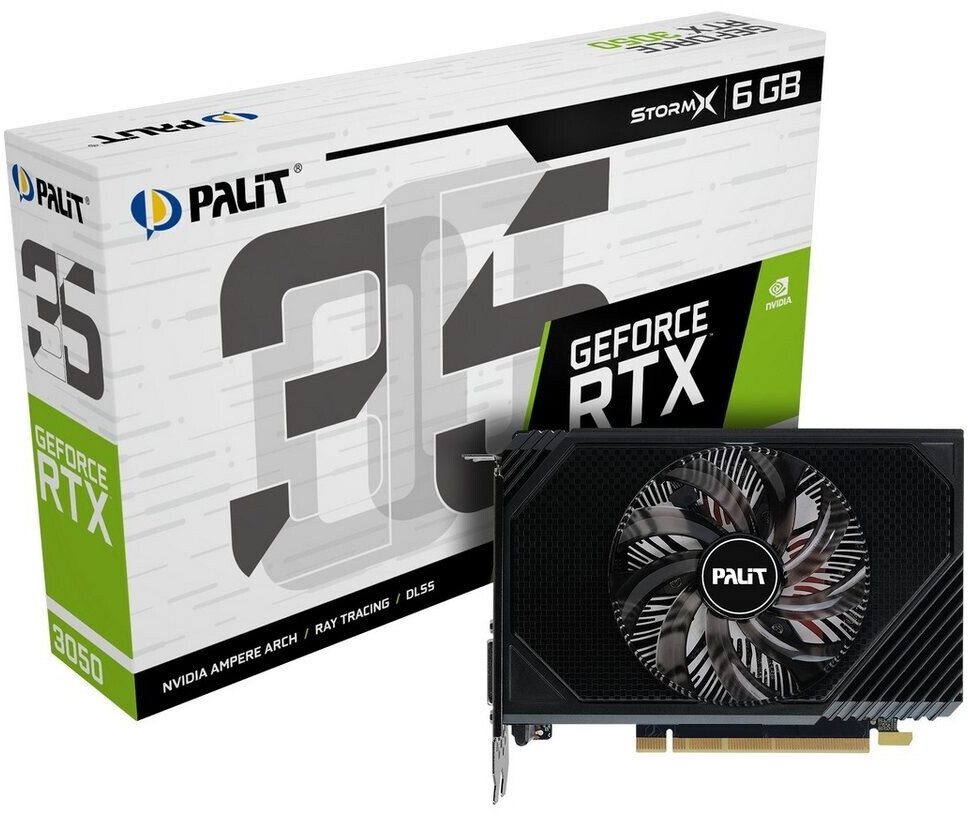 SCHEDA VIDEO Palit NVIDIA GeForce RTX 3050 StormX 6GB GDDR6