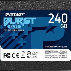 SSD Patriot Memory BURST Elite 2.5" 240GB Serial SATA III - PBE240GS25SSDR