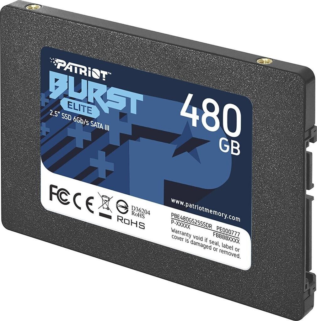 SSD Patriot Memory BURST Elite 2.5" 480GB Serial SATA III - PBE480GS25SSDR