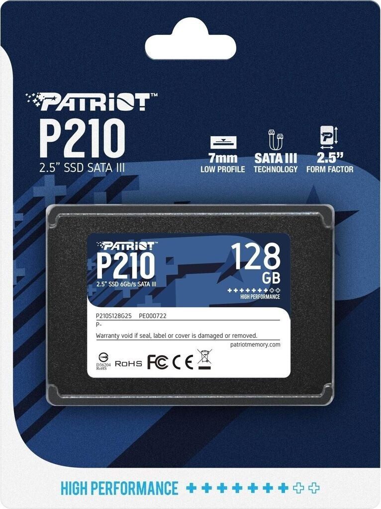 SSD Patriot Memory P210 2.5" 128GB Serial SATA III - P210S128G25 - immagine 2