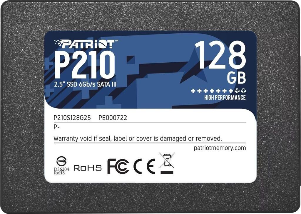 SSD Patriot Memory P210 2.5" 128GB Serial SATA III - P210S128G25