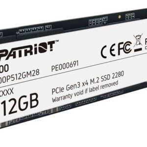 SSD PATRIOT P300 512GB M.2 PCI-EX4 NVME - P300P512GM28
