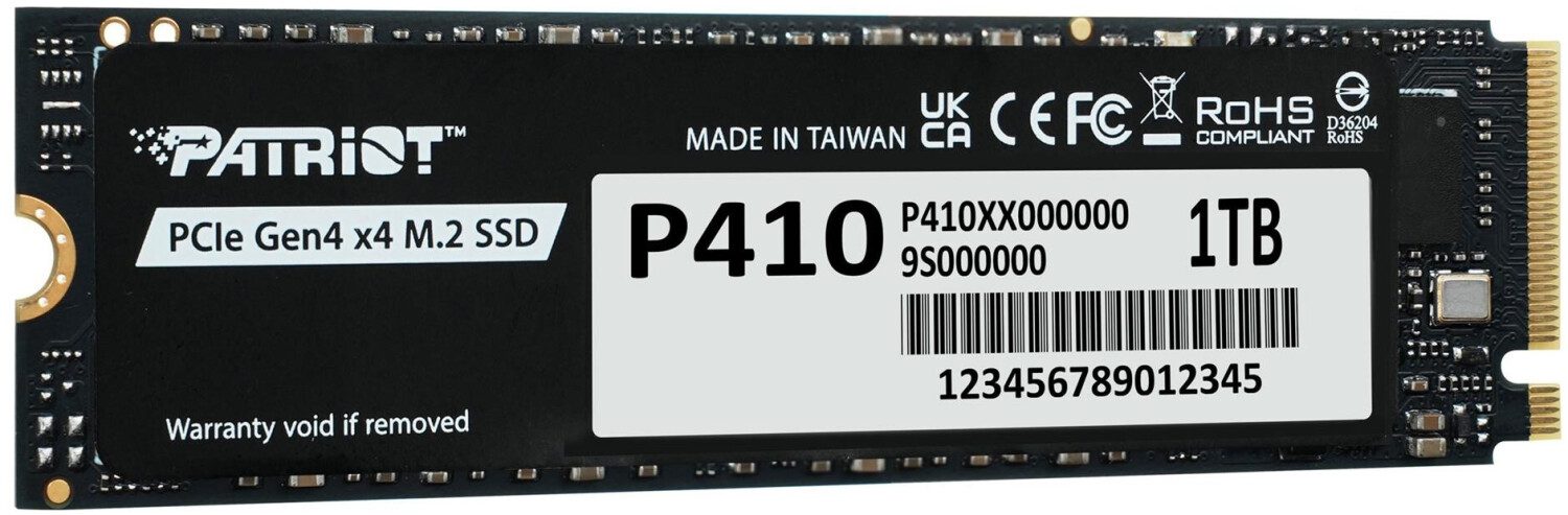 SSD Patriot Viper P410 1TB M.2 PCI-Ex4 NVMe - P410P1TBM28H