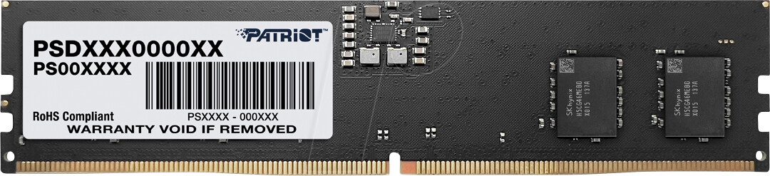 RAM DDR5 Patriot Memory Signature Line 8GB 5600MHz UDIMM PSD58G560082
