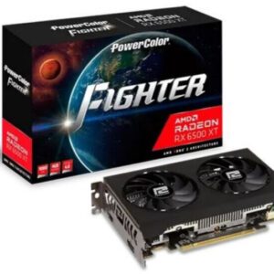 SCHEDA VIDEO PowerColor AMD RADEON Fighter RX 6500 XT 4GB D6-DHV3
