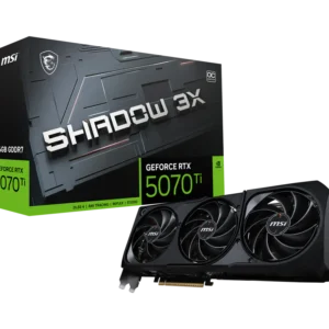 SCHEDA VIDEO MSI NVIDIA GeForce RTX 5070 Ti SHADOW 3X OC 16 GB GDDR7 BULK