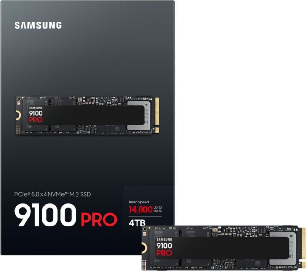 SSD Samsung 9100 PRO 4TB PCIe® 5.0 NVMe™ M.2 MZ-VAP4T0BW