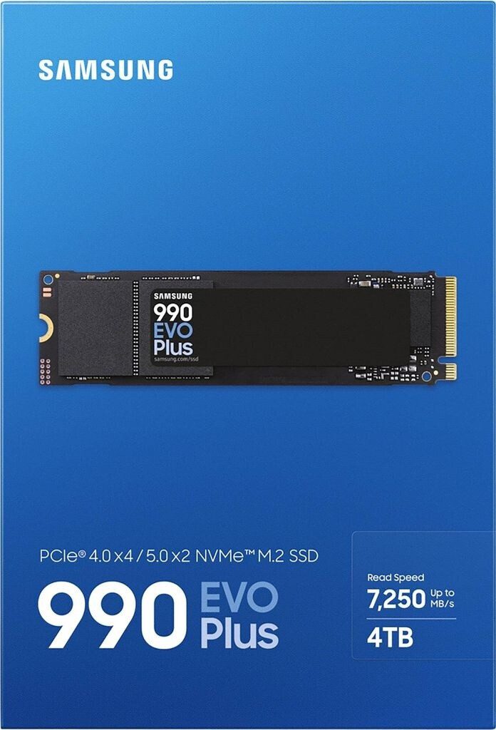 SSD Samsung 990 Evo Plus 4TB M.2 PCI Express 4.0 NVMe V-NAND TLC - MZ-V9S4T0BW - immagine 2