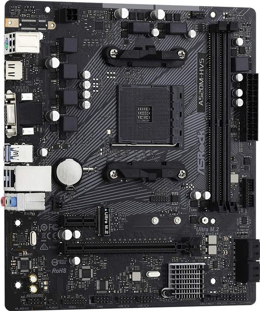 SCHEDA MADRE Sapphire A520M-E Socket AM4 micro ATX (52119-04-40G) - immagine 4