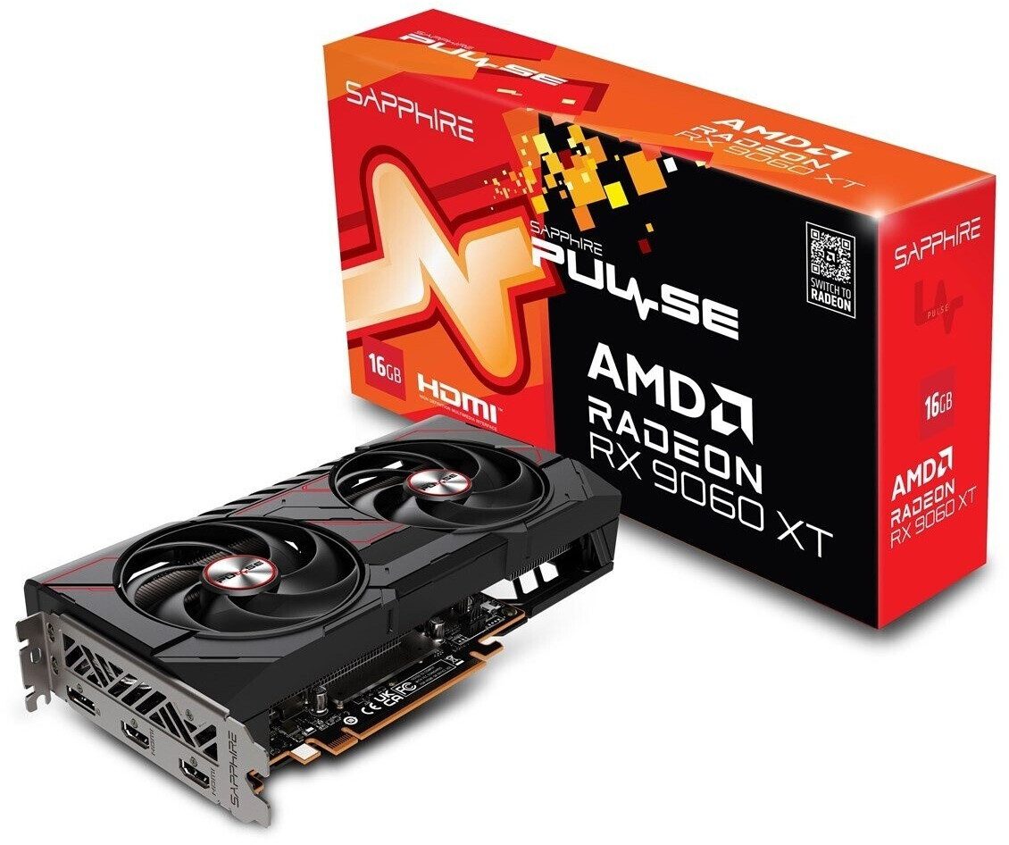 SCHEDA VIDEO SAPPHIRE AMD RADEON RX 9060 XT PULSE 16GB