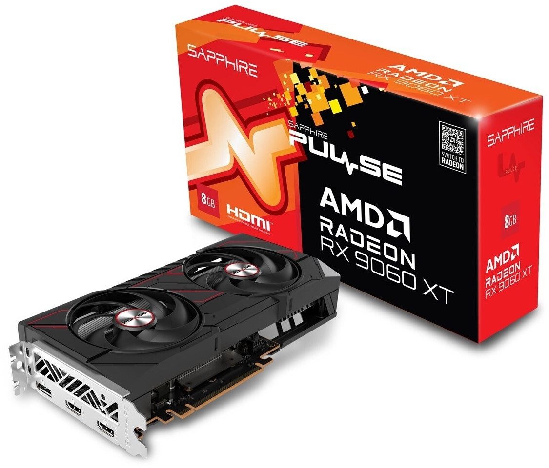 SCHEDA VIDEO SAPPHIRE AMD RADEON RX 9060 XT PULSE 8GB
