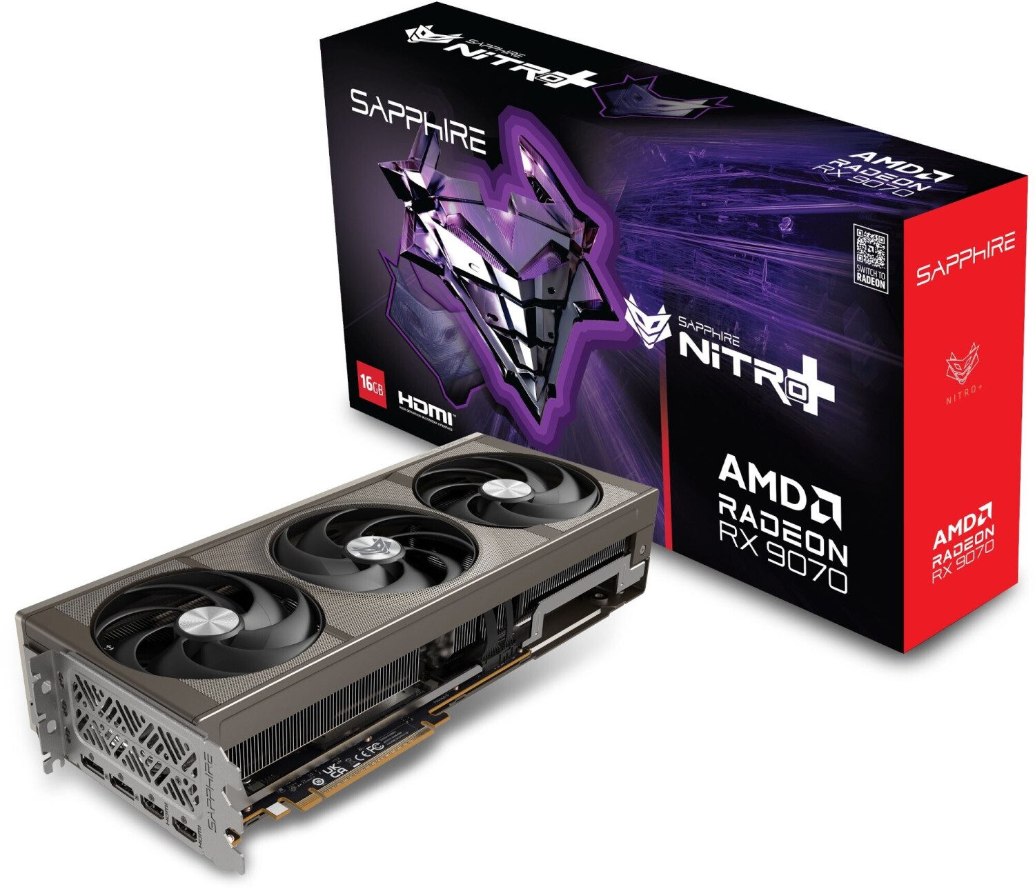 SCHEDA VIDEO Sapphire AMD Radeon RX 9070 NITRO+ 16 GB GDDR6