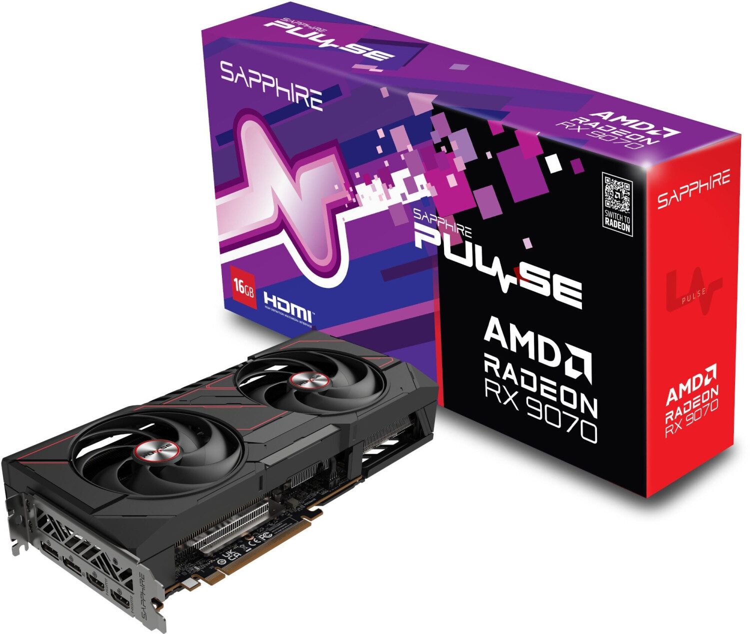 SCHEDA VIDEO Sapphire AMD Radeon RX 9070 PULSE 16GB GDDR6