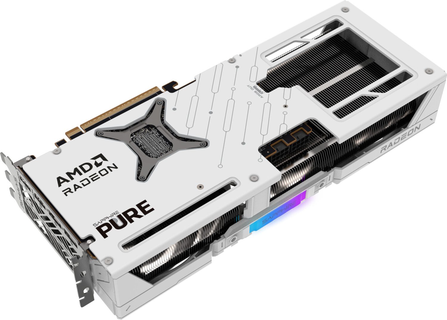 SCHEDA VIDEO Sapphire AMD Radeon RX 9070 PURE 16GB OC GDDR6 - 11349-02-20G - immagine 4