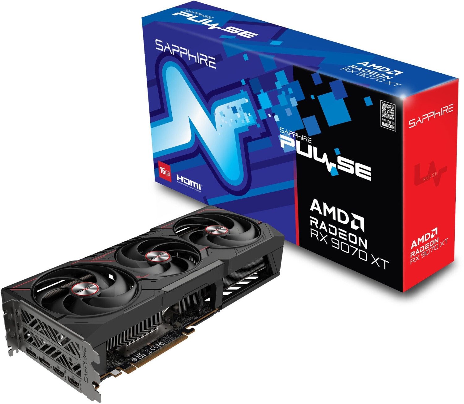 SCHEDA VIDEO Sapphire AMD Radeon RX 9070 XT PULSE 16 GB GDDR6