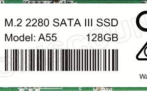 SSD Silicon Power A55 M.2 128GB Serial SATA III SLC - SP128GBSS3A55M28