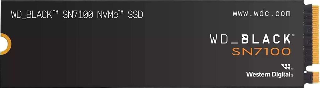 SSD WESTERN DIGITAL BLACK SN7100 1TB M.2 PCI Express 4.0 NVMe WDS100T4X0E-00CJA0