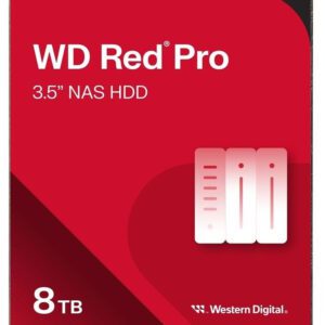HDD  Western Digital Red Pro 8TB 7200 RPM 256 MB 3.5" Serial SATA III (WD8005FFBX)