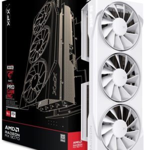SCHEDA VIDEO XFX AMD RADEON RX 9070 SWIFT WHITE OC 16 GB GDDR6
