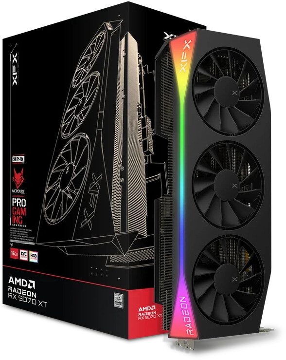 SCHEDA VIDEO XFX Mercury AMD Radeon RX 9070XT OC Gaming Edition with RGB
