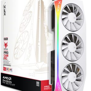 SCHEDA VIDEO XFX Mercury AMD Radeon RX 9070XT OC White Gaming Edition with RGB