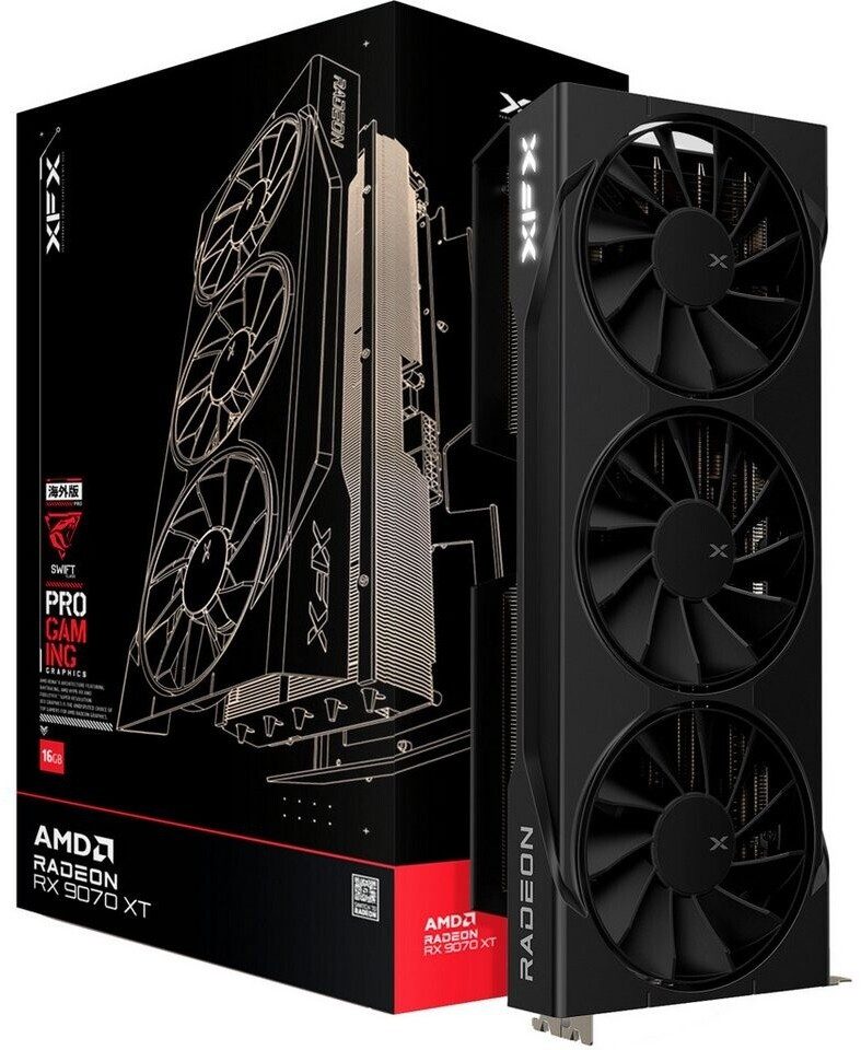 SCHEDA VIDEO XFX AMD RADEON RX 9070 XT SWIFT 16GB