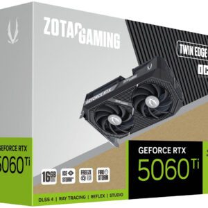 SCHEDA VIDEO Zotac NVIDIA GeForce RTX 5060 Ti Twin Edge OC 16 GB GDDR7