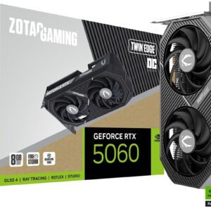 SCHEDA VIDEO Zotac GAMING NVIDIA GeForce RTX 5060 Twin Edge OC 8GB GDDR7 - ZT-B50600H-10M