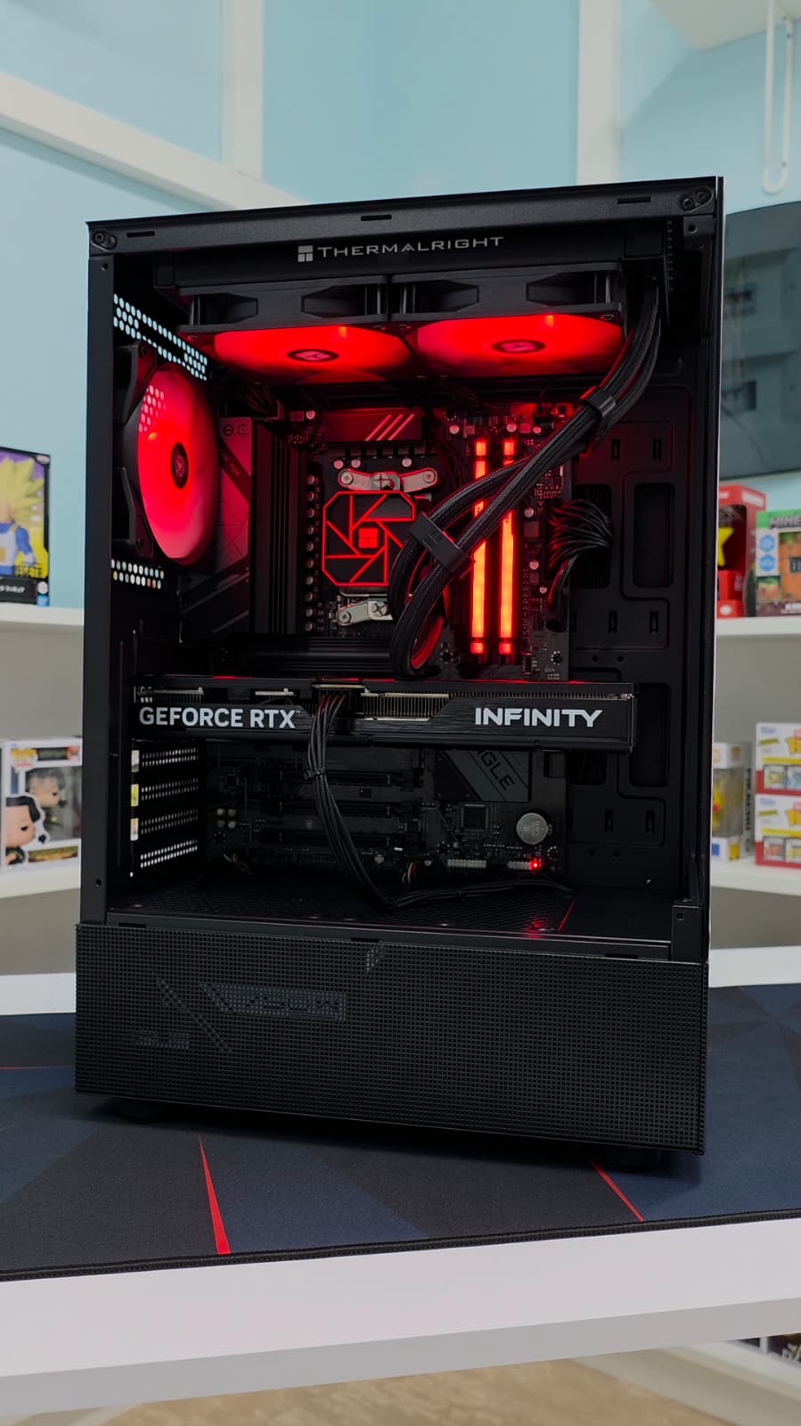 PC GAMING SHOWBUI - RTX 5060 TI 16GB, CPU AMD 7600X, RAM DDR5 KIT 16GB 6000 MHz, SSD M.2 1TB, 750W 80+ BRONZE, LIQUID 240MM, WIN 11 PRO