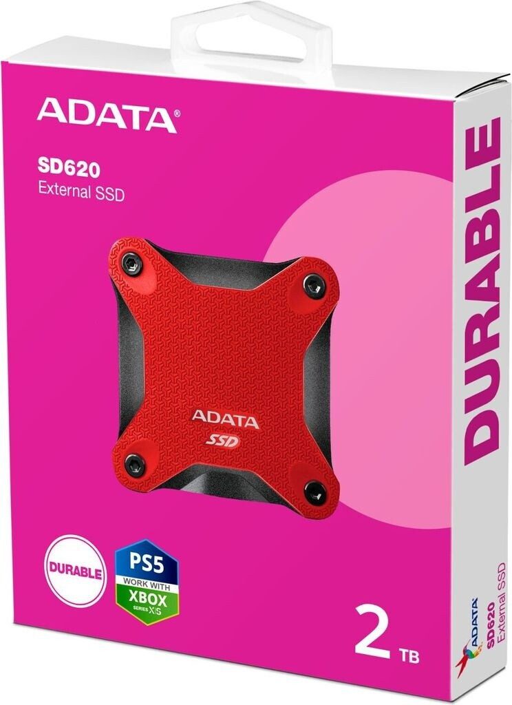 SSD ESTERNO ADATA SD620 2TB RED - SD620-2TCRD - immagine 2