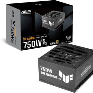 ALIMENTATORE POWER SUPPLY ASUS TUF GAMING EVO 750W 20+4 pin ATX Black 80+ GOLD 90YE00SB-B0NA00