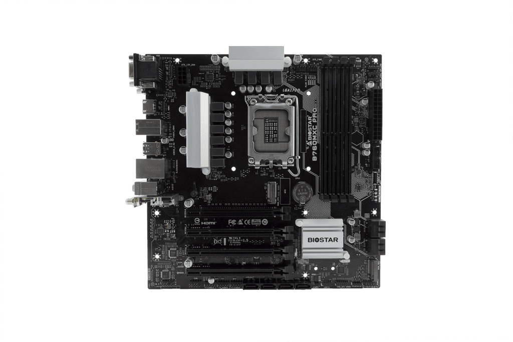 SCHEDA MADRE BIOSTAR B760MXC PRO SOCKET 1700 - immagine 3