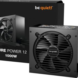 ALIMENTATORE POWER SUPPLY be quiet! PURE POWER 12 1000W 20+4 pin ATX Black 80+ GOLD (BP005EU)