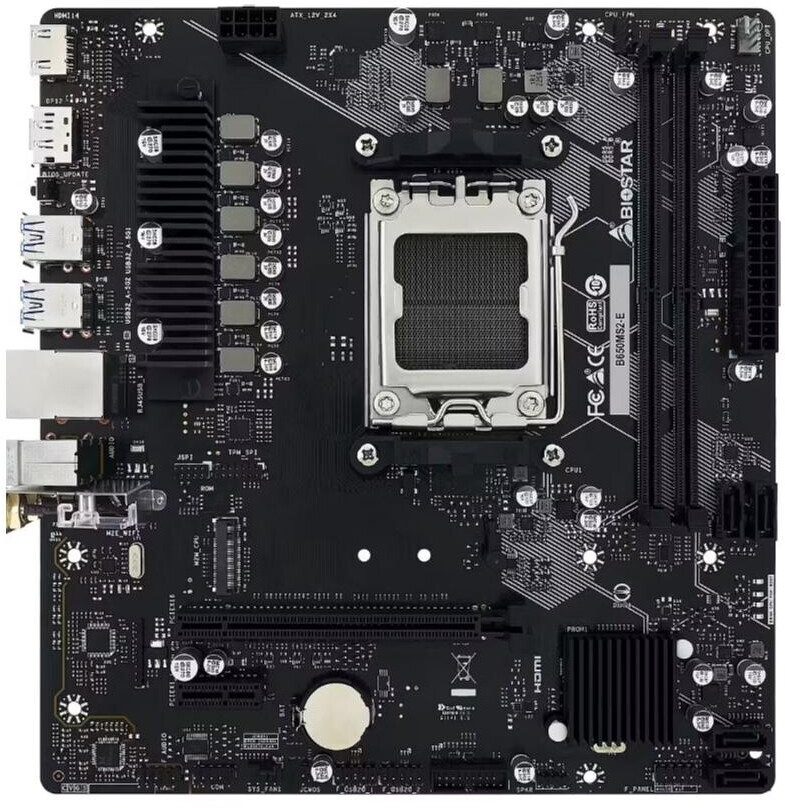 SCHEDA MADRE BIOSTAR B650MS2-E SOCKET AM5 - immagine 2