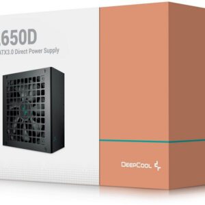 ALIMENTATORE POWER SUPPLY DeepCool PL650D 650W 20+4 pin ATX Black 80+ BRONZE (R-PL650D-FC0B-EU-V2)