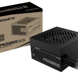 ALIMENTATORE POWER SUPPLY GIGABYTE P650SS 650W 20+4 pin ATX Black 80+ SILVER GP-P650SS